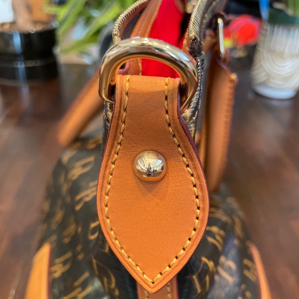 Dooney & Bourke Monogram Satchel Handbag - Picture 6 of 12